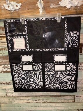 Thirty-One Hanging Black & White Patterned Hanging Organizer